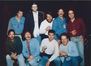 Joe Toplyn and other writers of "The Tonight Show with Jay Leno" in Las Vegas, November 1995. 