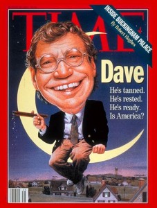 David Letterman on Time magazine cover, Aug. 30, 1993