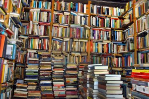 stacks of books