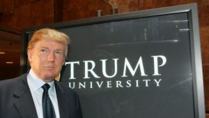 Trump University sign